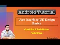 Mobile Application Development - User Interface UI Elements in Android CheckBox RadioButton