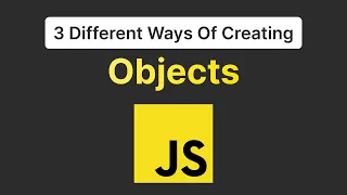 Different Ways Of Creating Objects In Javascript