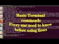 Basic linux ubuntu Terminal Commands Every one need to know before using linux