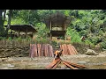 Download Lagu Transporting solid wood to build farm | Lý Thị Viện