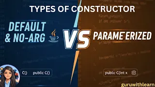 Class - 19 Types of Constructors in Java The Ultimate Quick Guide Part-2