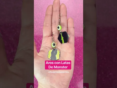 No tires tus #latas y #recicla con esta idea muy original ¿que opinas? 🤔 #monster #ideasconlatas