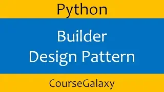 Builder Design Pattern In Python