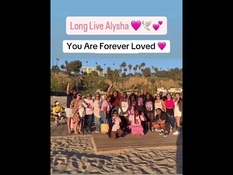 Alysha 1 Year Anniversary Balloon Release 💖🕊️ #AlyshaBurney