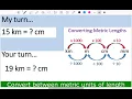 Metric Conversion - km to cm