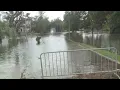 Water slowly rising along Lake Pontchartrain in St Tammany Parish