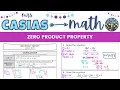 Zero Product Property Algebra 1 Lesson