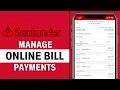 How to Set Up and Manage Online Bill Payments with Santander Bank