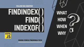 Mastering Javascript Array findIndex and Other Array Methods