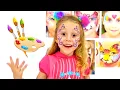 Download Lagu Nastya bir güzellik yarışması için yüzleri boyalı, çocuklar için komik video