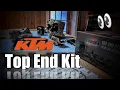 Vertex KTM Top End Kit Tech Tips Pistons Gaskets and 250 Cylinder Replating