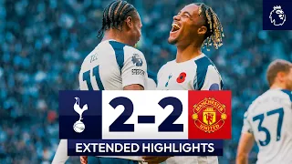 Tottenham Hotspur 2 2 Man Utd Extended Premier League Highlights 