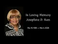 - Josephine D Russ