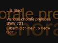 J.S. Bach - BWV 721 - Erbarm dich mein, o Herre Gott