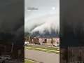 Massive Shelf Cloud Rolls Across Mississippi Sky