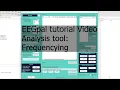 EEGpal tutorial 9 Analysis tools Frequency analysis