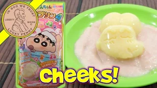 heart shin chan pudding puri puri japanese diy kit