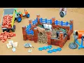 Download Lagu DIY Tractor Builds Realistic Cow Shed with Bricks and Concrete | Fun Science Project