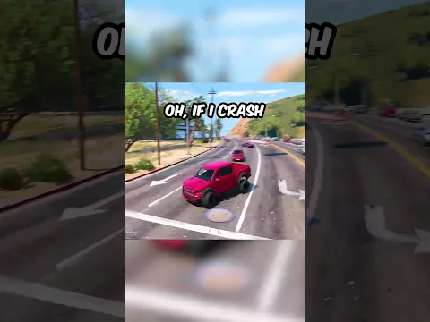 everytime i CRASH my TRUCK gets LONGER... GTA