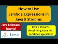 How to Use Lambda Expressions in Java 8 Streams Java 8 streams Streams in Java 8