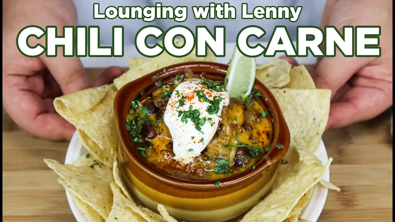 How to Make Chili Con Carne from Scratch   Lounging with Lenny