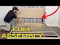 How To Assemble Allewie Lift Up Storage Bed Wingback