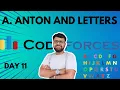 Day 11 Codeforces A - Anton and Letters Explained Sets in Python