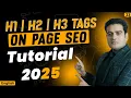 How To Add H1 H2 H3 Tags in WordPress Header Tags SEO Tutorial 2025
