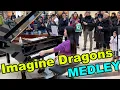 Lagu Unforgettable Public Piano Performance: Imagine Dragons Medley!