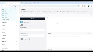 Finding SHA256 Hash Value Demo
