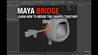 Maya Tutorial Learn How to Bridge Connect Two Shapes Together
