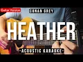 Heather [Acoustic Karaoke] - Conan Gray [HQ Audio]