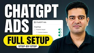 ChatGPT Traffic Ads Full Tutorial 2026 | ChatGPT Ads Campaign Setup in Hindi | #chatgptads