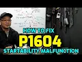 P1604 CAUSES AND FIX STARTABILITY MALFUNCTION FOR TOYOTA LEXUS SCION