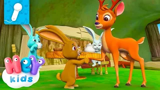 Dans Sa Maison Un Grand Cerf KARAOKÉ Chant D Animaux HeyKids Chansons Des Maternelles 