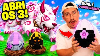 CONSEGUI ABRIR TODOS OS OVOS DA KITSUNE… OLHA O QUE VEIO! 🤯#roubeumovo