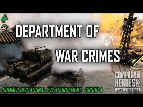 SUMMER INVITATIONAL CoH3 2v2 Tournament | HeartlessJager & VonManteuffel vs nub & *Mule