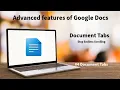 Document Tabs in Google Docs Explained