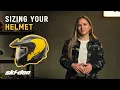 Product Series Learn to Size your Helmet Ski-Doo