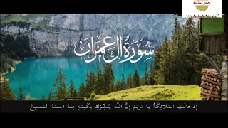 سوره آل عمران تلاوه هادئه للاطفال تريح القلب بصوت معاذ السيد مترجم AAL E IMRAN Moaz Elsayed 