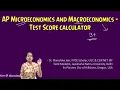 AP Microeconomics and Macroeconomics Test Score calculator - Finding Your Score