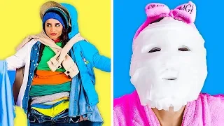 تحدي 100 طبقة تحديات طريفة ولحظات محرجة من قناة 