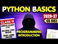 Class 11 Computer Science 083 Python Programming Unit 2 Complete One Shot CBSE 2026-27