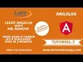 Tutorial-7 Angular tutorial for Beginners Lara Technology Mr Ramesh