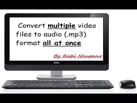 Download MP3 ★How to convert multiple video files to audio (.mp3) format all at once★