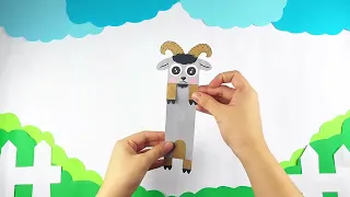 Goat Bookmark DIY