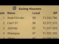 1-99 Sailing Hiscores Timelapse