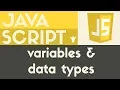 Variables Data Types Javascript Tutorial 6