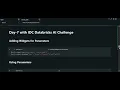 Databricks Day 7 Jobs Parameters Multi-Task Workflows