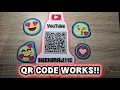 QR CODE works CROSS STITCH HANDMADE
